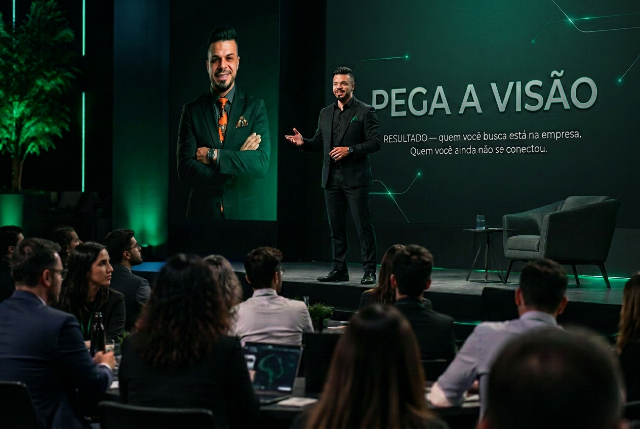 Paulo César em palestra da Take The Vision